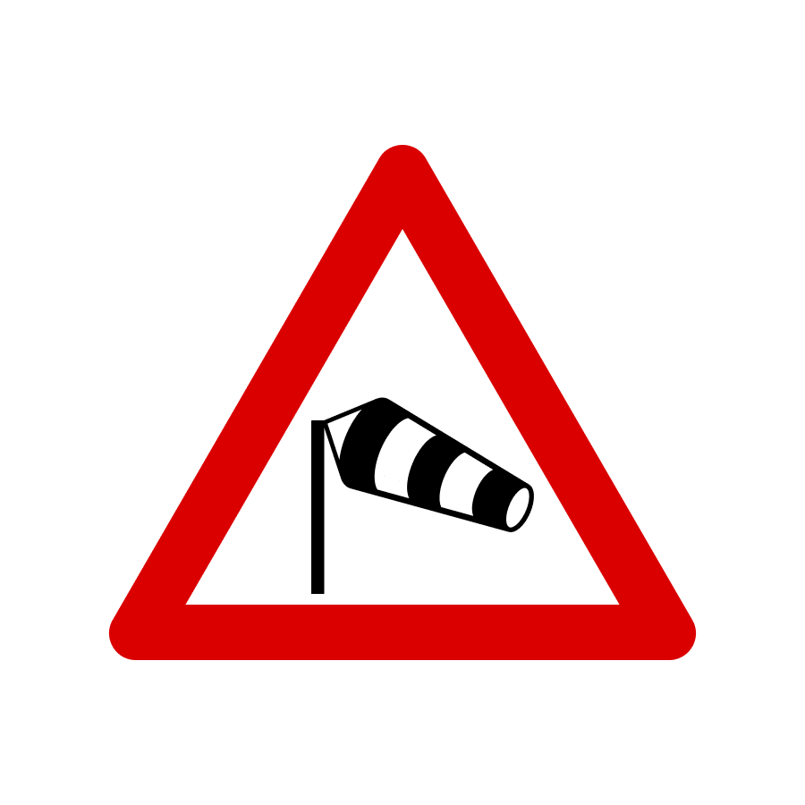 Знак 1.17 Боковий вітер