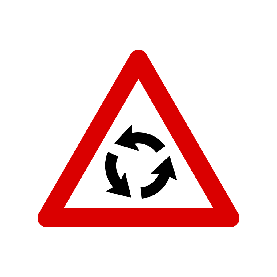 Знак 1.19 Перехрещення з рухом по колу