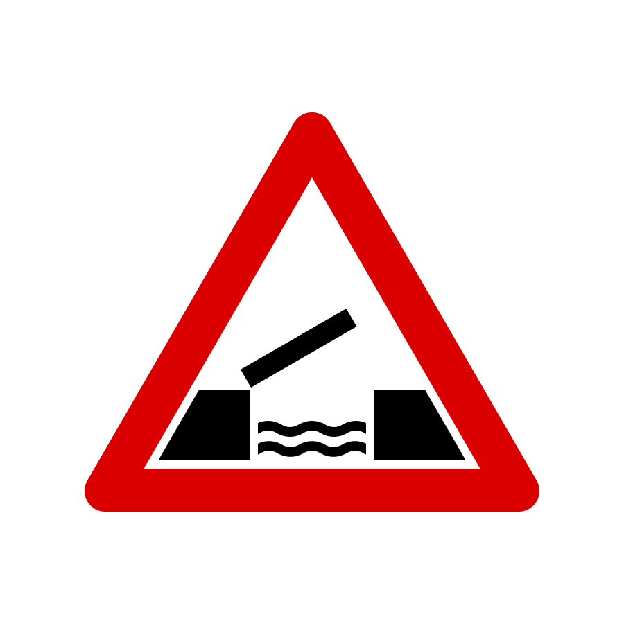 Знак 1.25 Розвідний міст