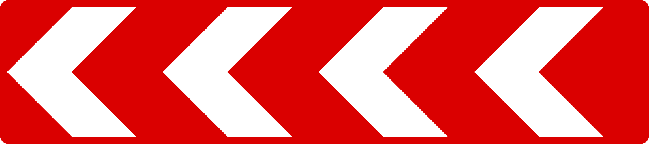 Знак 1.4.2 Напрямок повороту