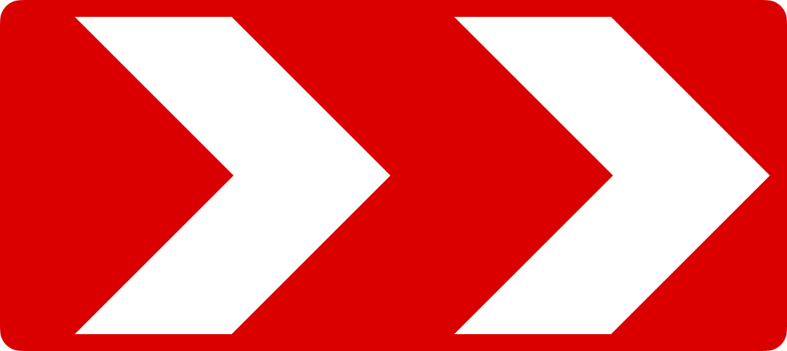 Знак 1.4.4 Напрямок повороту