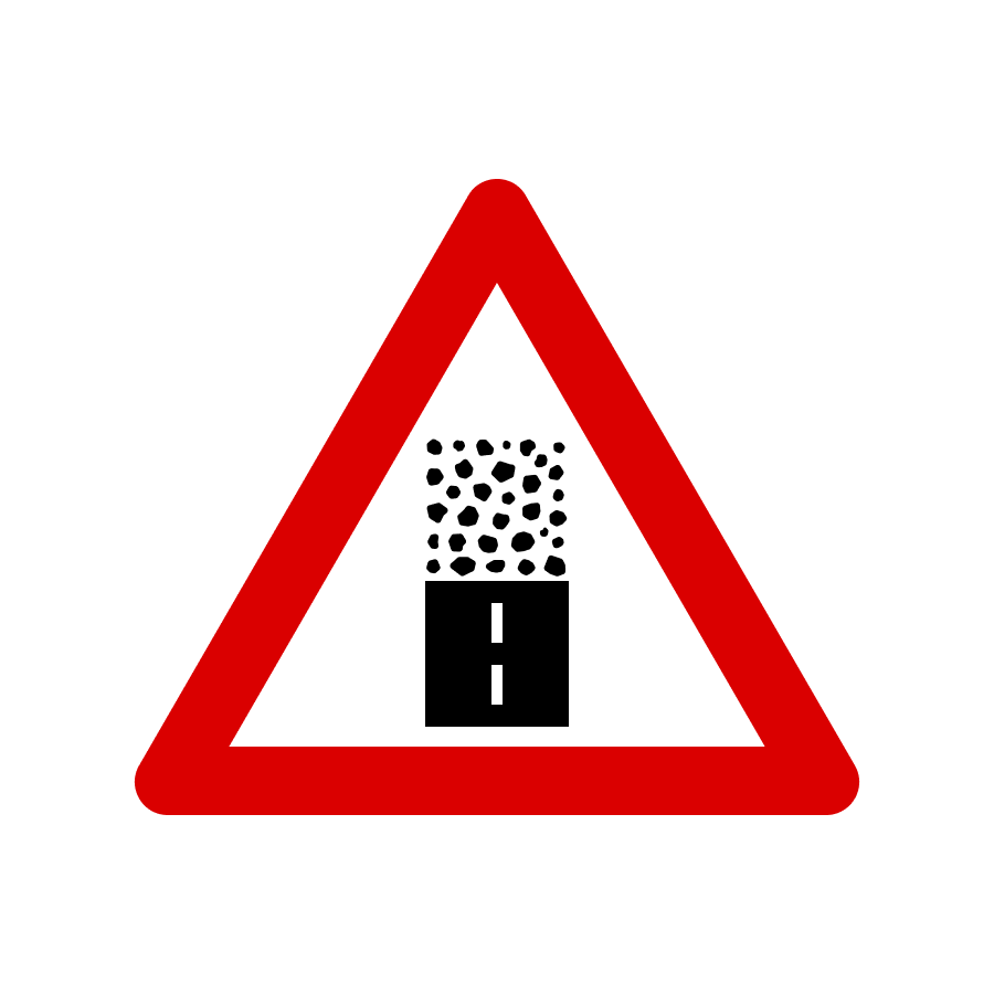 Знак 1.40 Зміна покриття