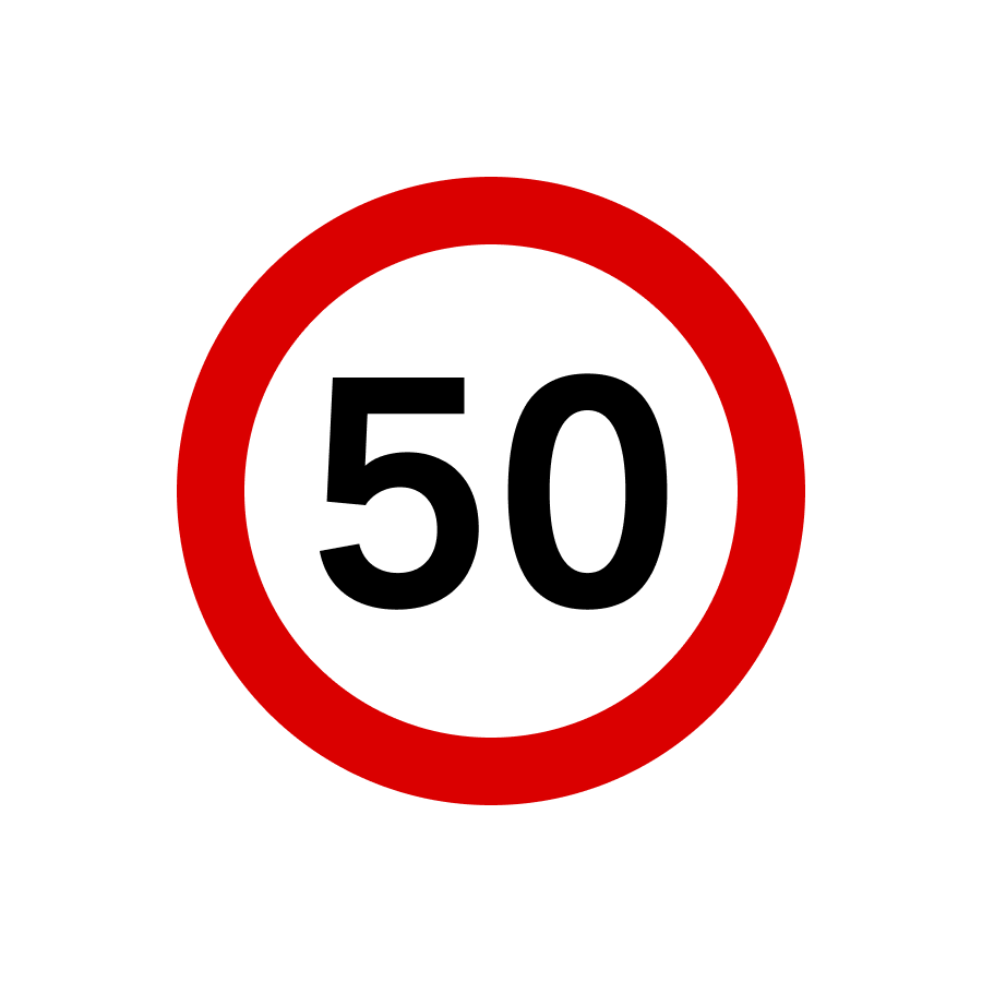 Знак 3.29 Обмеження максимальної швидкості