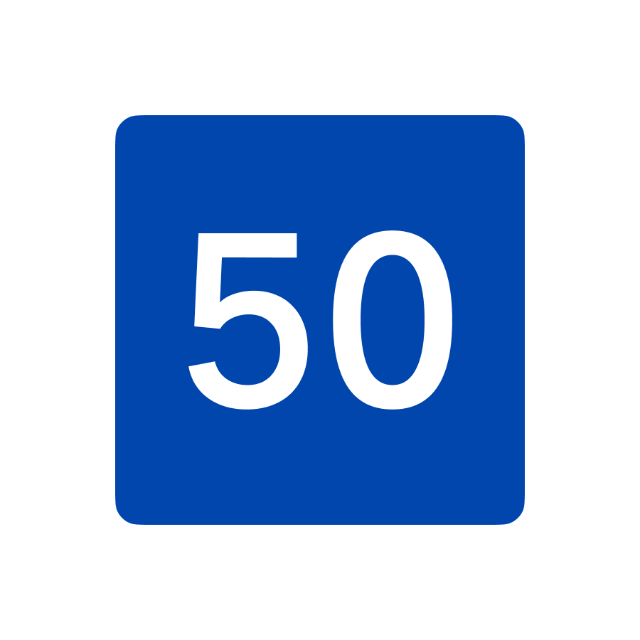 Знак 5.33 Рекомендована швидкість