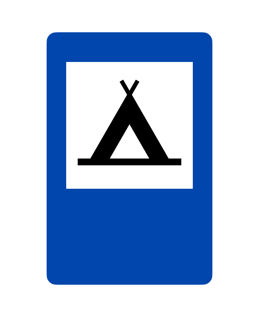 Знак 6.18 Кемпінг