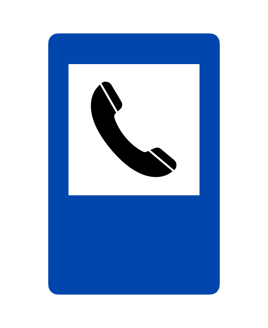 Знак 6.8 Телефон