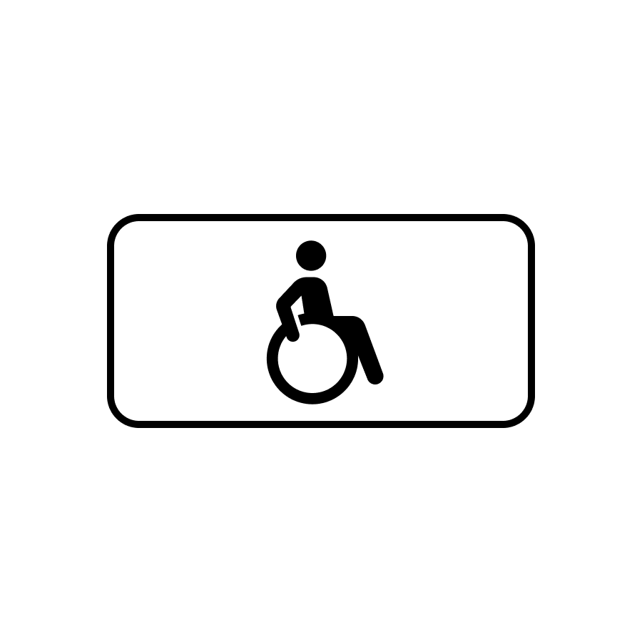 Знак 7.17 Особи з інвалідністю