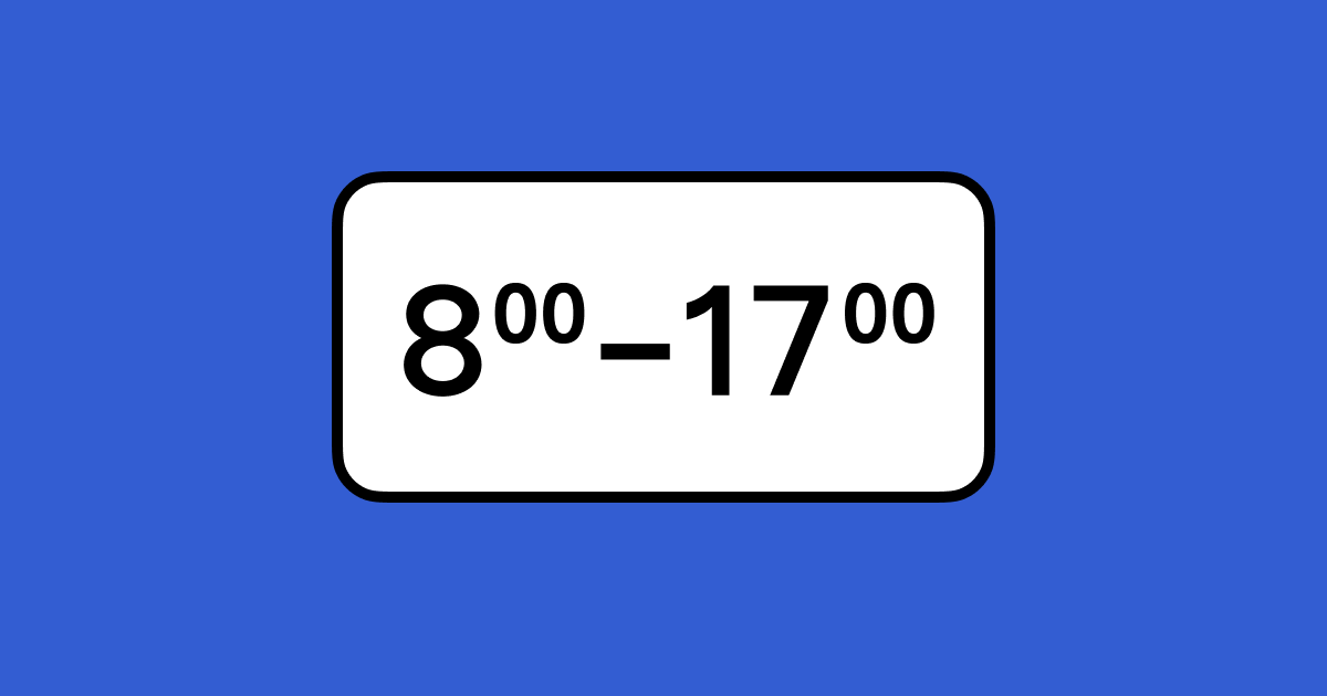 Новий знак «Час дії знаку»