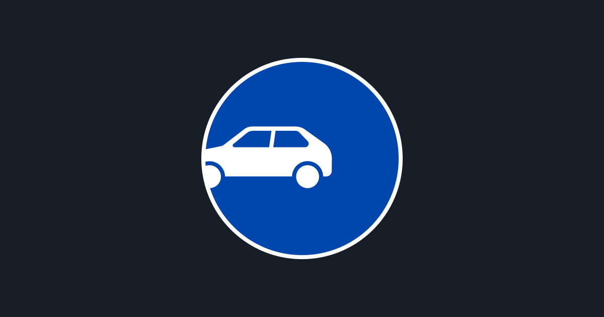 Машинка зі знака 4.11 уїжджає